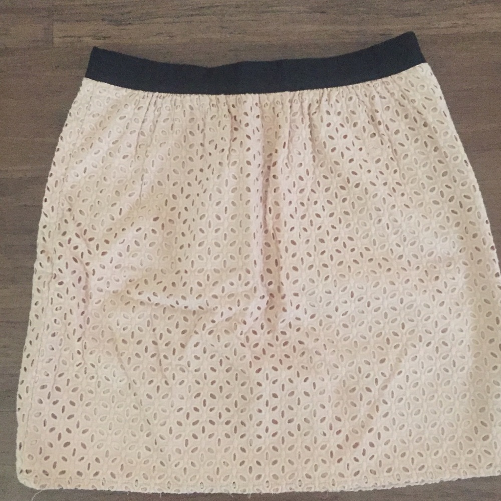 LOFT Eyelet Skirt